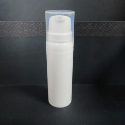 บรรจุภัณฑ์เครื่องสำอาง 30ml ขวดปั๊มสุญญากาศขวดพลาสติกสีขาวปั๊มโลชั่นขวด PP