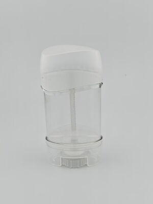 50ml เจลเปล่าทรงกลมรีฟิลแท่งระงับกลิ่นกายคอนเทนเนอร์ Twist Tube บรรจุภัณฑ์