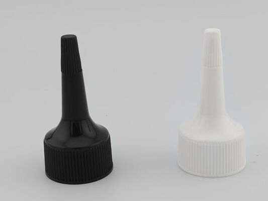 กล่องกระป๋องปิด 24 มิลลิเมตร สีขาว Ribbed ปิดสกรู Cap