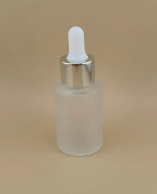 ดีไซน์ใหม่ Matte Clear Smooth Round Dropper กระป๋องสําหรับ Essence