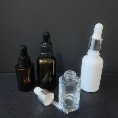 สินค้าขายร้อน ตา ใบหน้า น้ํามันอาธารณูปภัณฑ์บรรจุใส 15ml 30ml 50ml กระปุกแก้วสี่เหลี่ยม