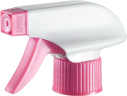 สีขาว / ชมพู 28mm 0.85cc Dosage Trigger Pump Sprayer