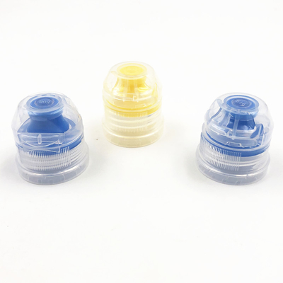 ISO ซิลิโคนวาล์วฝาพลาสติก K907-2 Multicolor Alkali Resistant