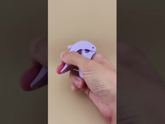 เครื่องฉีดกระตุ้นขนาดเล็กจากพลาสติกสีม่วงอ่อน K604-1 สําหรับขวดและการทําผม