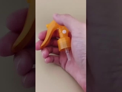 พลาสติก PP ปรับแต่งส้ม Mini Trigger Sprayer K602-2 สําหรับทําความสะอาดครัวเรือน