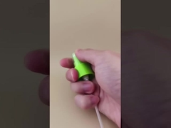 เครื่องฉีดหมอกดีสีเขียวเรียบ K302 Trigger การแก้ไขที่สมบูรณ์แบบสําหรับขวดเครื่องสําอาง