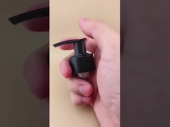 ปั๊มโลชั่นสีดำทรายแบบมีเกลียว K201-9 สำหรับขวดผลิตภัณฑ์ดูแลผิว