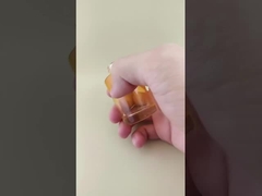 ดีไซน์ใหม่ เปลี่ยนแปลงค่อยๆ กระป๋องแก้วเรียบสีส้มใส K-GBL30 สําหรับน้ําผงท่วม