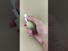 ขวดดรอปเปอร์สีเขียวเรียบเนียนแบบไล่ระดับดีไซน์ใหม่ K-GBL30 สำหรับเอสเซ้นส์