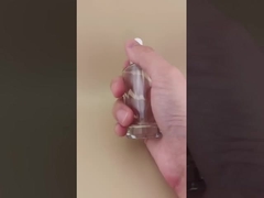 ขวดดรอปเปอร์ทรงสี่เหลี่ยมขนาดเล็ก ดีไซน์ละเอียดอ่อน ใส สะอาด สำหรับเอสเซ้นส์