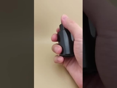 การออกแบบใหม่ ขวดดรอปเปอร์ทรงกลมเรียบสีดำไล่ระดับใส K-GBL30 สำหรับเอสเซ้นส์