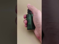 การออกแบบที่ละเอียดใส กระป๋องหยดสีเขียวเข้มใสสําหรับ Essence