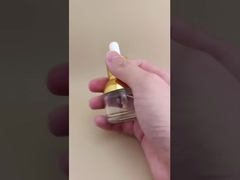 กระป๋องน้ําตกลงกลมใสที่สวยงามสําหรับน้ําสุก