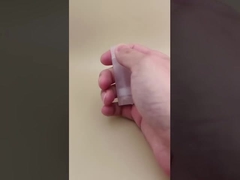 บรรจุภัณฑ์ลิปบาล์มวงรีขนาดเล็กใสสำหรับลิปสติก