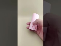 บรรจุภัณฑ์ลิปบาล์มเนื้อเนียนสีชมพูสำหรับลิปสติก