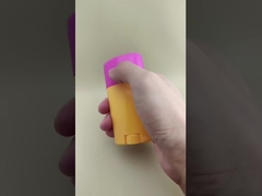 แพ็คเกจลิปบาล์ม Orange Big Smooth พร้อมฝาสีชมพู 0802 สำหรับลิปสติก