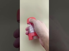 บรรจุภัณฑ์ลิปบาล์ม Clear Smooth พร้อมฝาสีแดง 2316 สำหรับลิปสติก