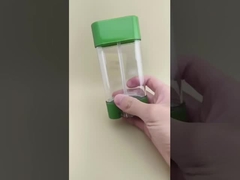 สะอาดใส กระปุกลิปเบลซัม กระปุกลิปเบลซามเรียบใส พร้อมฝาปิดสีเขียว 2315 สําหรับลิปสติก