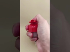 การออกแบบที่ละเอียดอ่อน ปั๊มฟองพลาสติกสีแดงสําหรับขวดชมพู