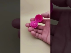 ฝาปิดทรงกลมเรียบขนาดเล็กสำหรับขวดเครื่องสำอาง Rose Plastic