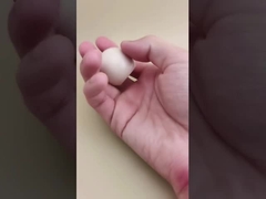 ฝาพลาสติกสีขาวข้าว ทรงกลมเรียบ สำหรับขวดเครื่องสำอาง