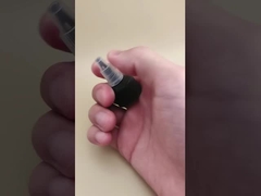 ฝาเจลลี่แบบมีร่องสีดำสำหรับขวดสี