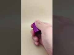 ดีไซน์สวย สีม่วง พลาสติกกลม ปิดเรียบสําหรับขวดเครื่องสําอาง