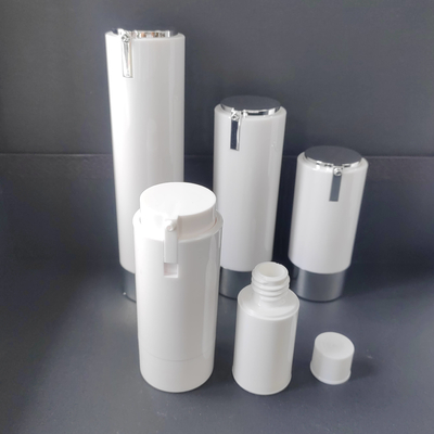 ขวดปั๊มสุญญากาศพลาสติก PP อเนกประสงค์สำหรับครีม AS Dispenser