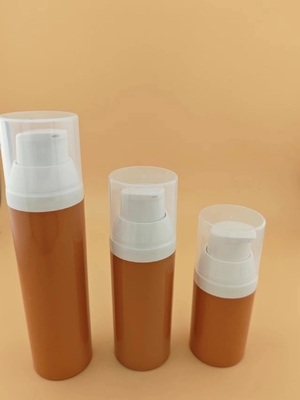 กระป๋องเครื่องสําอาง 15ml 30ml 50ml พลาสติกใส ปั๊มไม่มีอากาศ สําหรับบรรจุเครื่องสําอาง