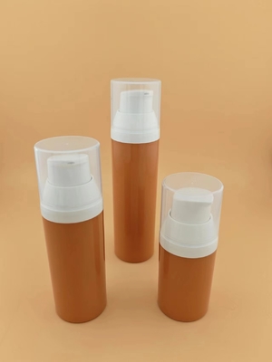 กระป๋องเครื่องสําอาง 15ml 30ml 50ml พลาสติกใส ปั๊มไม่มีอากาศ สําหรับบรรจุเครื่องสําอาง