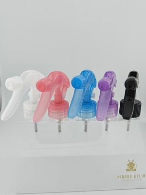 สีสันปลอดภัย ไม่เป็นพิษ ไม่กลิ่น พลาสติก Trigger Sparyer ป้องกันการรั่วไหลสําหรับการทําความสะอาด