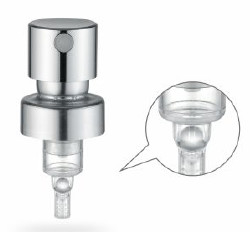 ODM K403 เครื่องฉีดน้ําหอมหมอกละเอียด 0.10cc อลูมิเนียม สีเงิน