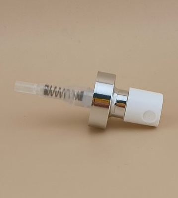 K402-2 เครื่องฉีดน้ําหอมปลาสติกกระปุกสีเงิน