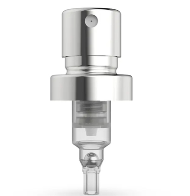 เครื่องพ่นสเปรย์น้ำหอมละอองละเอียด 0.10cc อะลูมิเนียม สีเงิน