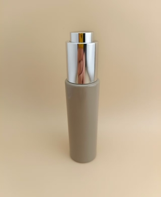 ดีไซน์ละเอียด สีน้ําตาลเรียบกลมยาว กระป๋องหยด K-GBL30 สําหรับ Essence