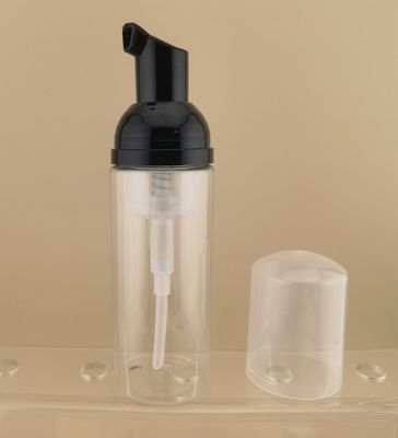 ปั๊มโฟมสีดำปรับแต่งเพื่อประสิทธิภาพสูงสุดในขวดเครื่องสำอาง