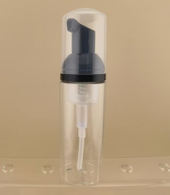 ปั๊มโฟมสีดำปรับแต่งเพื่อประสิทธิภาพสูงสุดในขวดเครื่องสำอาง