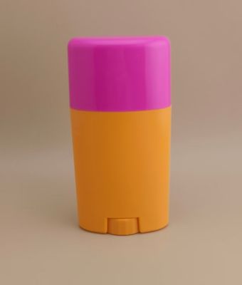 แพ็คเกจลิปบาล์ม Orange Big Smooth พร้อมฝาสีชมพู 0802 สำหรับลิปสติก