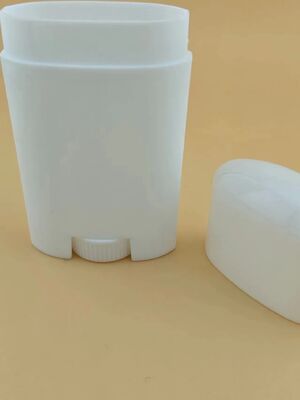 ขวดสติ๊กดับกลิ่นเครื่องสำอางทรงรีสีขาว PP พลาสติกสั่งทำพิเศษ