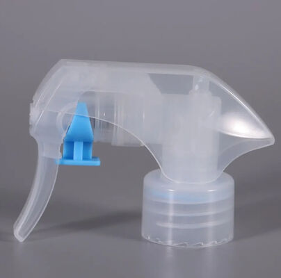 คุณภาพสูง PP ภายนอกฤดูใบไม้ผลิ MINI Trigger Sprayer 24/28/410 พลาสติกใสสีดำ Blue Air Freshener กลิ่นหอมสำหรับ PET สารเคมี