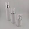 หรูหรา สามารถเติม 30ml รอบ สเปรย์ พลาสติก โคสเมติก เซรั่ม โลชั่น Acrylic ปั๊มไม่มีอากาศ ขวด