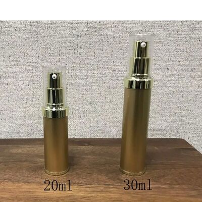 กระป๋องปั๊มแบบกระบอก 10ml 15ml 20ml 30m สีเงิน PP พลาสติกที่ไม่มีลม