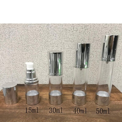 15ml 30ml 40ml 50ml ขวดสุญญากาศเครื่องสำอางครีมบำรุงผิวขวดปั๊มสุญญากาศสุญญากาศ