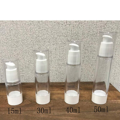 กระป๋องปั๊มไร้อากาศ Custom Empty Cosmetic พลาสติก ดีไซน์ใหม่ กระป๋องไร้อากาศ