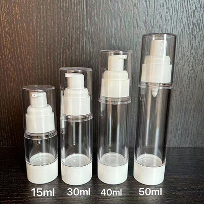 กระป๋องปั๊มไร้อากาศ Custom Empty Cosmetic พลาสติก ดีไซน์ใหม่ กระป๋องไร้อากาศ