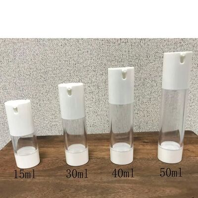 กระป๋องปั๊มไร้อากาศ Custom Empty Cosmetic พลาสติก ดีไซน์ใหม่ กระป๋องไร้อากาศ