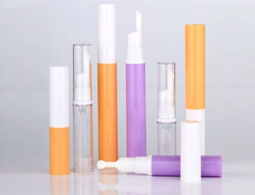พลาสติก PP เงินเปล่า 15ml 30ml 50ml เครื่องสําอางที่ไม่มีอากาศ ปั๊ม โลชั่น เซรั่ม ขวด