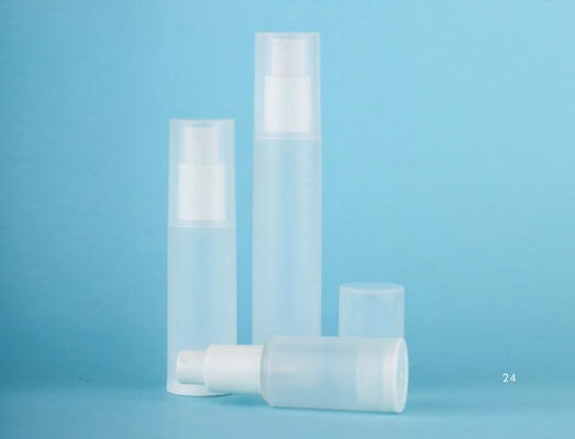 ขวดสุญญากาศปั๊มสุญญากาศเครื่องสำอาง PP สีที่กำหนดเอง