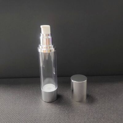Rose Gold Silver 30ml 50ml Airless Lotion ปั๊มขวดแก้ว 30 Ml Twist Airless ปั๊มขวด