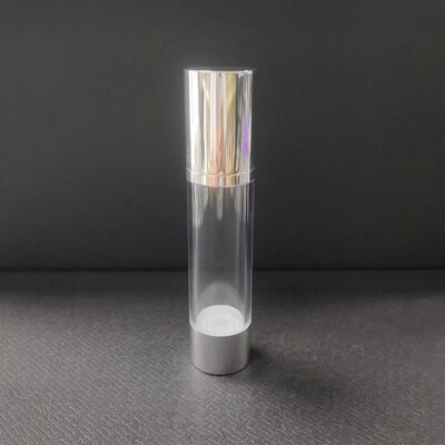 Rose Gold Silver 30ml 50ml Airless Lotion ปั๊มขวดแก้ว 30 Ml Twist Airless ปั๊มขวด